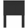 Cabecero con cabecera Roble Negro 75 cm Madera contrachapada 4
