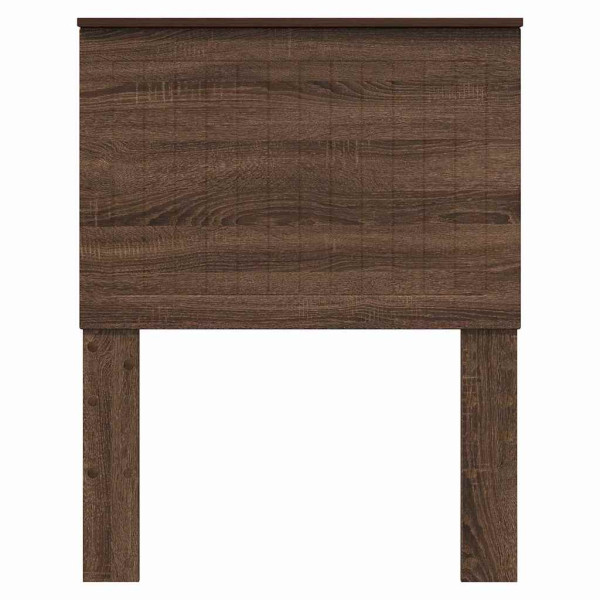 Cabecero con cabecera Roble Marrón 75 cm Madera contrachapada M 4