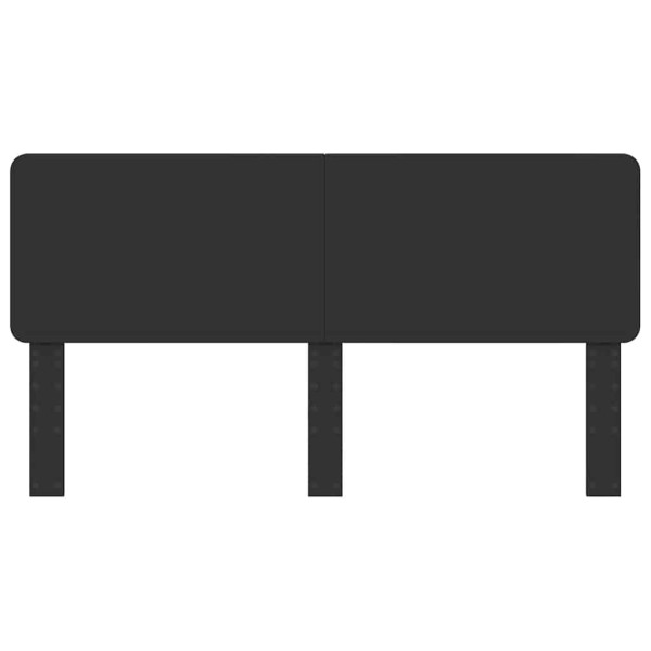 Cabecero con cabecera Roble Negro 200 cm Madera contrachapada M 4