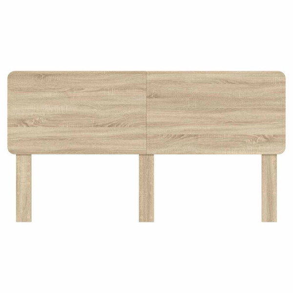 Cabecero con cabecera Roble Sonoma 180 cm Madera contrachapada M 4