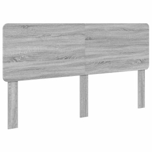 Cabecero con cabecera Gris Sonoma 180 cm Madera contrachapada H