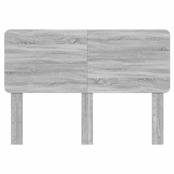 Cabecero con cabecera Gris Sonoma 150 cm Madera contrachapada M 4
