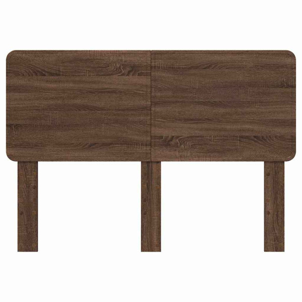 Cabecero con cabecera Roble Marrón 150 cm Madera contrachapada M 4