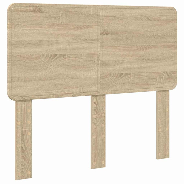 Cabecero con cabecera Roble Sonoma 135 cm Madera contrachapada M 2