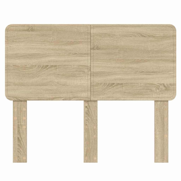 Cabecero con cabecera Roble Sonoma 135 cm Madera contrachapada M 4