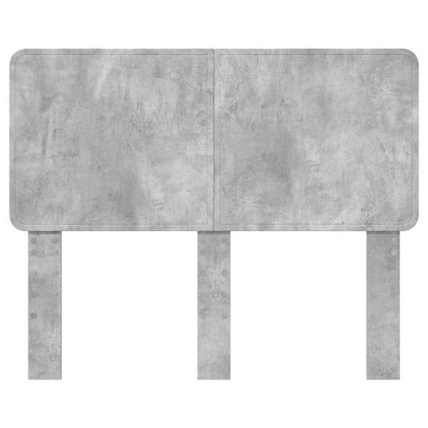 Cabecero con cabecera Gris Concreto 135 cm Madera contrachapada M 4