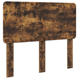 Cabecero con cabecera Roble ahumado 135 cm Madera contrachapada H