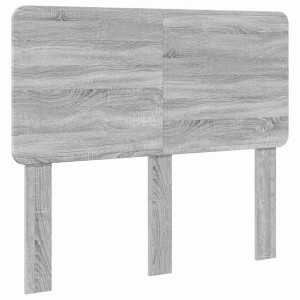 Cabecero con cabecera Gris Sonoma 135 cm Madera contrachapada H