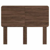 Cabecero con cabecera Roble Marrón 120 cm Madera contrachapada 4