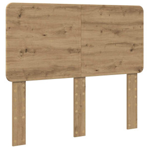 Cabecero Roble artesanal 120 cm Madera contrachapada H