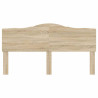Cabecero con cabecera Roble Sonoma 200 cm Madera contrachapada 4