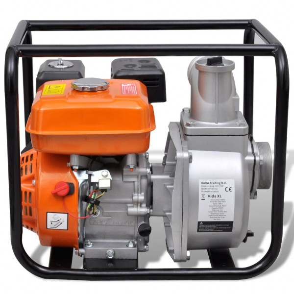 Motor de gasolina bomba de água 80 mm ligação 4800 W M 5
