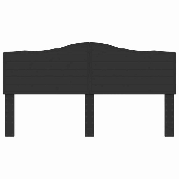 Cabecero con cabecera Roble Negro 180 cm Madera contrachapada M 4