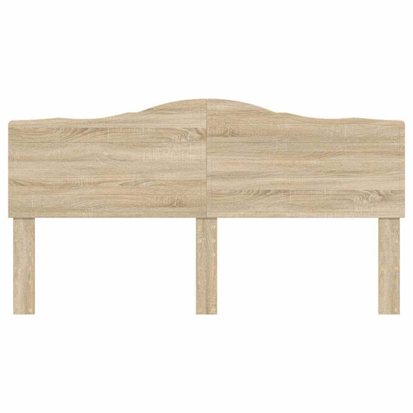 Cabecero con cabecera Roble Sonoma 180 cm Madera contrachapada M 4