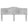 Cabecero con cabecera Gris Concreto 180 cm Madera contrachapada 4