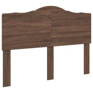 Cabecero con cabecera Roble Marrón 150 cm Madera contrachapada H