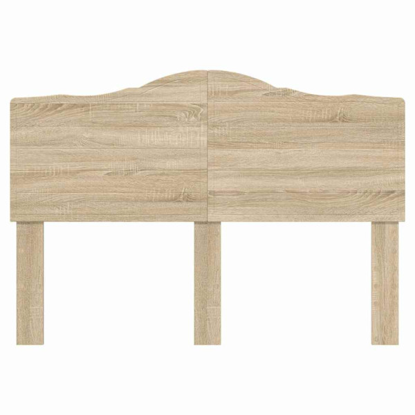 Cabecero con cabecera Roble Sonoma 140 cm Madera contrachapada M 4