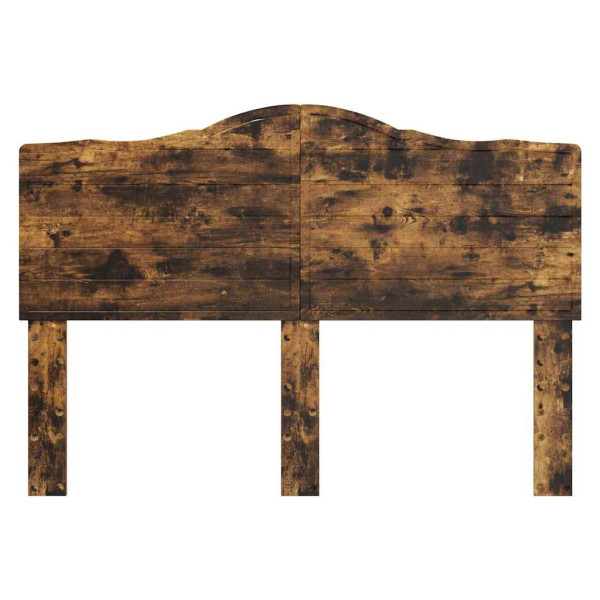 Cabecero con cabecera Roble ahumado 140 cm Madera contrachapada M 4