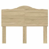 Cabecero con cabecera Roble Sonoma 120 cm Madera contrachapada 4