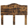 Cabecero con cabecera Roble ahumado 120 cm Madera contrachapada 4