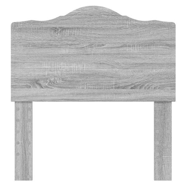 Cabecero con cabecera Gris Sonoma 90 cm Madera contrachapada M 4