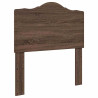 Cabecero con cabecera Roble Marrón 80 cm Madera contrachapada 2