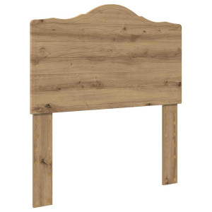 Cabecero Roble artesanal 80 cm Madera contrachapada H