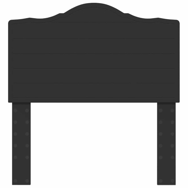 Cabecero con cabecera Roble Negro 75 cm Madera contrachapada M 4