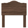 Cabecero con cabecera Roble Marrón 75 cm Madera contrachapada 4