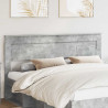 Cabecero con cabecera Gris Concreto 200 cm Madera contrachapada 1