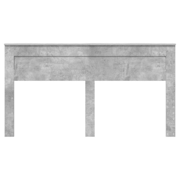 Cabecero con cabecera Gris Concreto 180 cm Madera contrachapada M 4