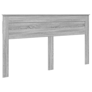 Cabecero con cabecera Gris Sonoma 180 cm Madera contrachapada H