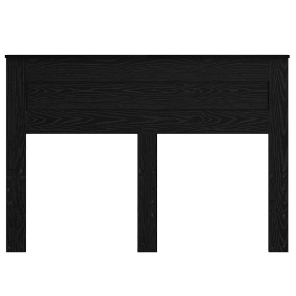 Cabecero con cabecera Roble Negro 160 cm Madera contrachapada M 4