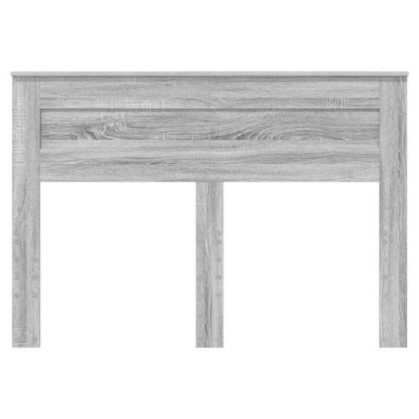 Cabecero con cabecera Gris Sonoma 160 cm Madera contrachapada M 4