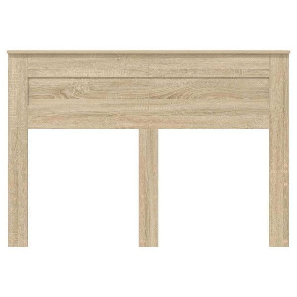 Cabecero con cabecera Roble Sonoma 140 cm Madera contrachapada M 4