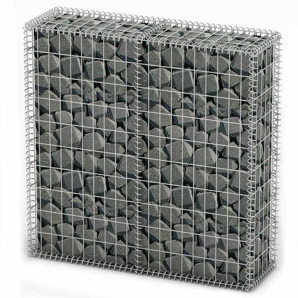 Cesta para muro de gaviones de alambre galvanizado 100x100x30cm D