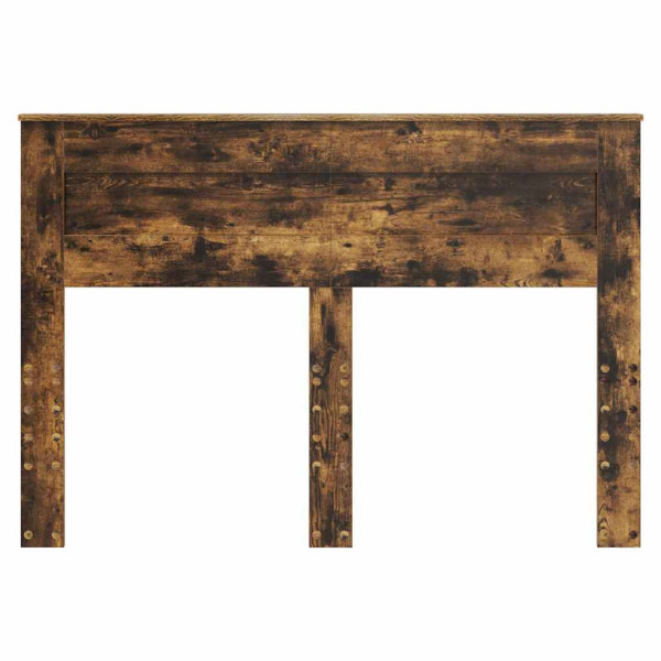 Cabecero con cabecera Roble ahumado 140 cm Madera contrachapada M 4
