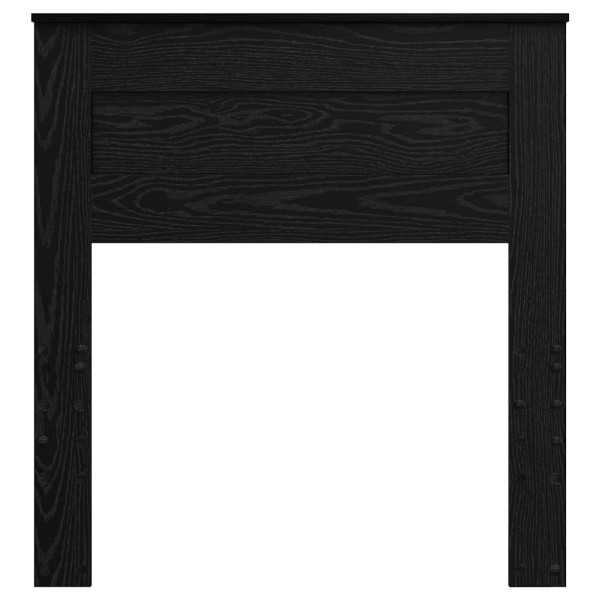 Cabecero con cabecera Roble Negro 80 cm Madera contrachapada M 4