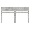 Cabecero con cabecera Gris Concreto 200 cm Madera contrachapada 4