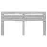 Cabecero con cabecera Gris Sonoma 200 cm Madera contrachapada 4