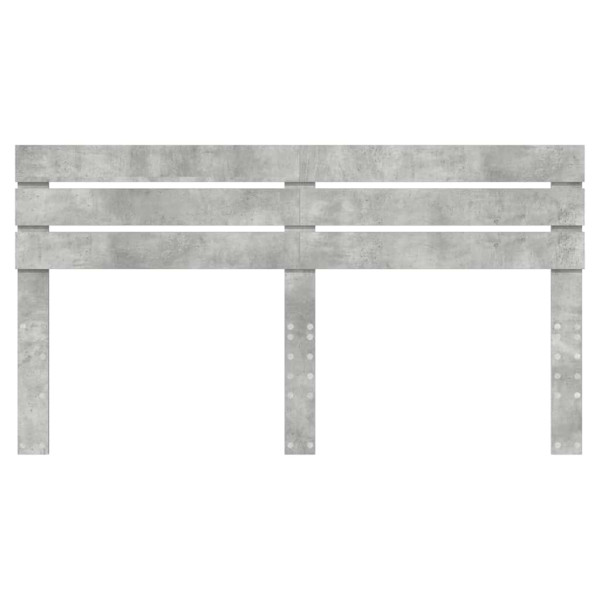 Cabecero con cabecera Gris Concreto 180 cm Madera contrachapada M 4