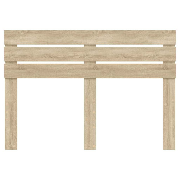 Cabecero con cabecera Roble Sonoma 160 cm Madera contrachapada M 4