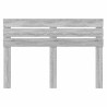 Cabecero con cabecera Gris Sonoma 150 cm Madera contrachapada 4