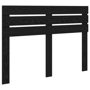 Cabecero con cabecera Roble Negro 140 cm Madera contrachapada H