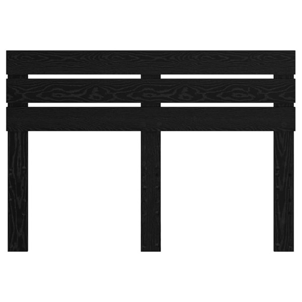 Cabecero con cabecera Roble Negro 140 cm Madera contrachapada M 4