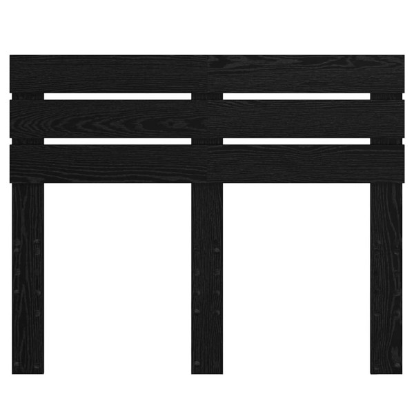 Cabecero con cabecera Roble Negro 135 cm Madera contrachapada M 4