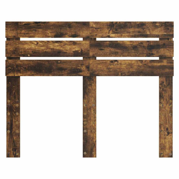 Cabecero con cabecera Roble ahumado 135 cm Madera contrachapada M 4