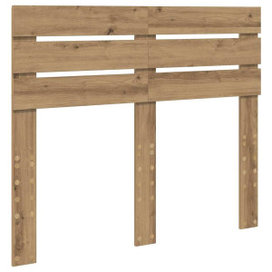 Cabecero Roble artesanal 135 cm Madera contrachapada H