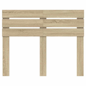 Cabecero con cabecera Roble Sonoma 120 cm Madera contrachapada H