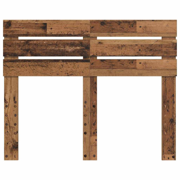 Cabecero con cabecera Madera Vieja 120 cm Madera contrachapada M 4